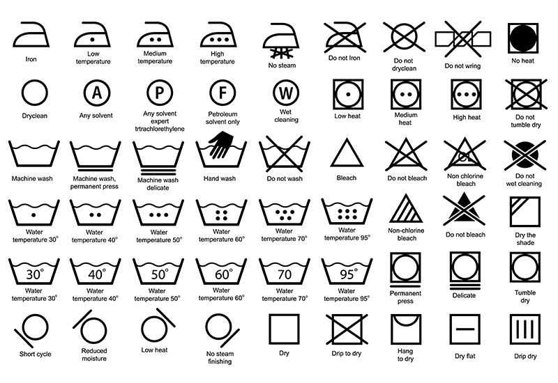 Yıkama Talimatı – Şerit Baskı